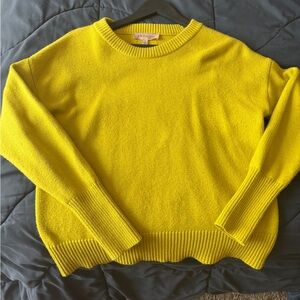 Philosophy Bright Yellow Crew Neck Sweater